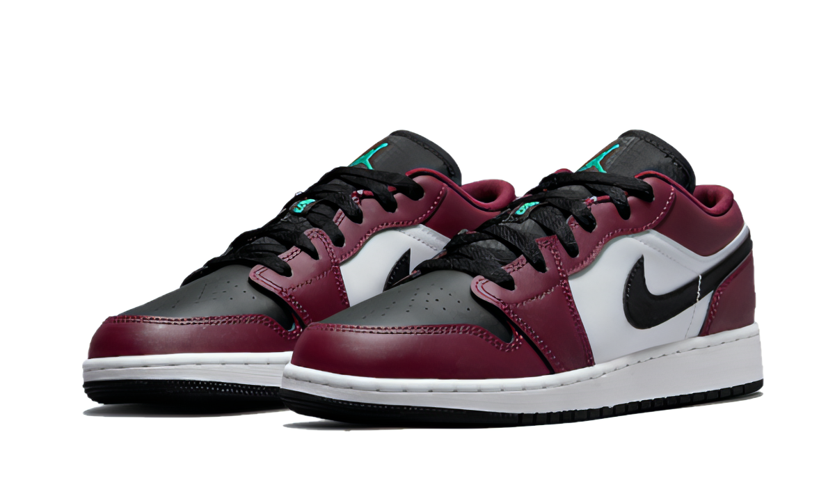 Air Jordan 1 Low Se Dark Beetroot Black Roma Green