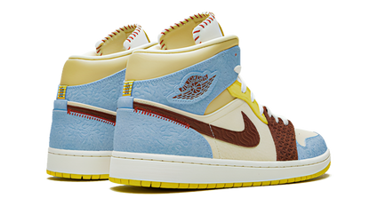 Air Jordan 1 Mid Fearless Maison Château Rouge