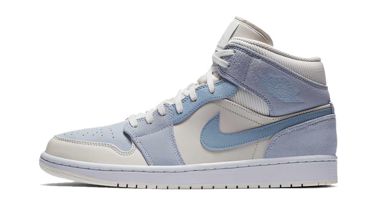 Air Jordan 1 Mid Mixed Textures Blue
