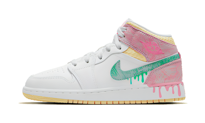 Air Jordan 1 Mid Paint Drip