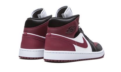 Air Jordan 1 Mid Se Black Dark Beetroot