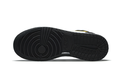 Air Jordan 1 Mid White Pollen Black