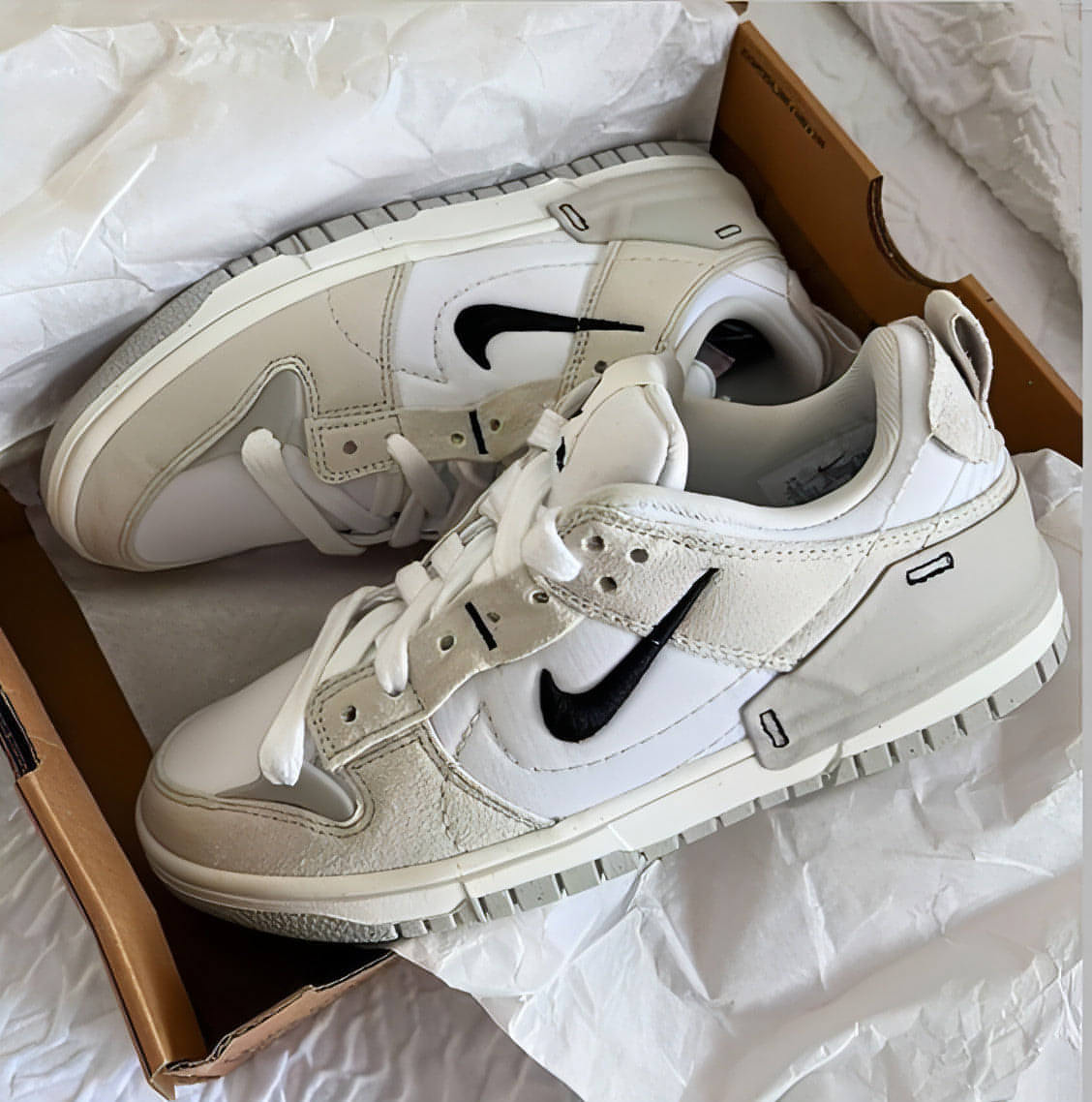 Dunk Low Disrapt 2 Pale Ivory Black