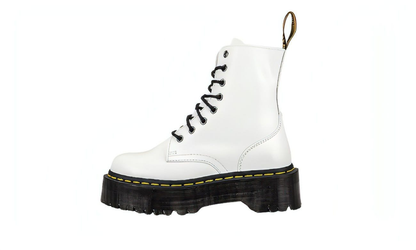 Dr Martens Jadon Platform White Black - דר מרטינס