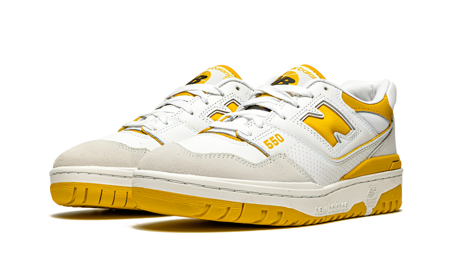 New Balance 550 Sea Salt Varsity Gold