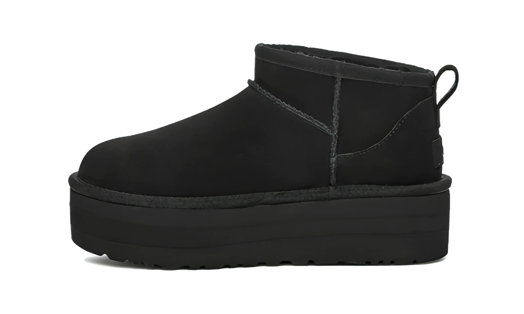 נעלי האג פלטפורמה Ugg Classic Ultra Mini Platform Black